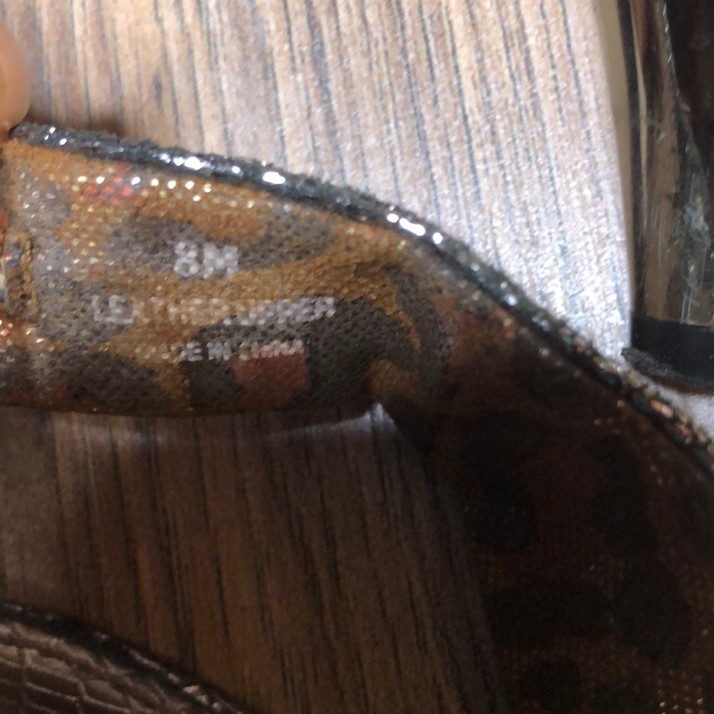 Sam Edelman Nova metallic kitten heel 8M - Picture 5 of 8